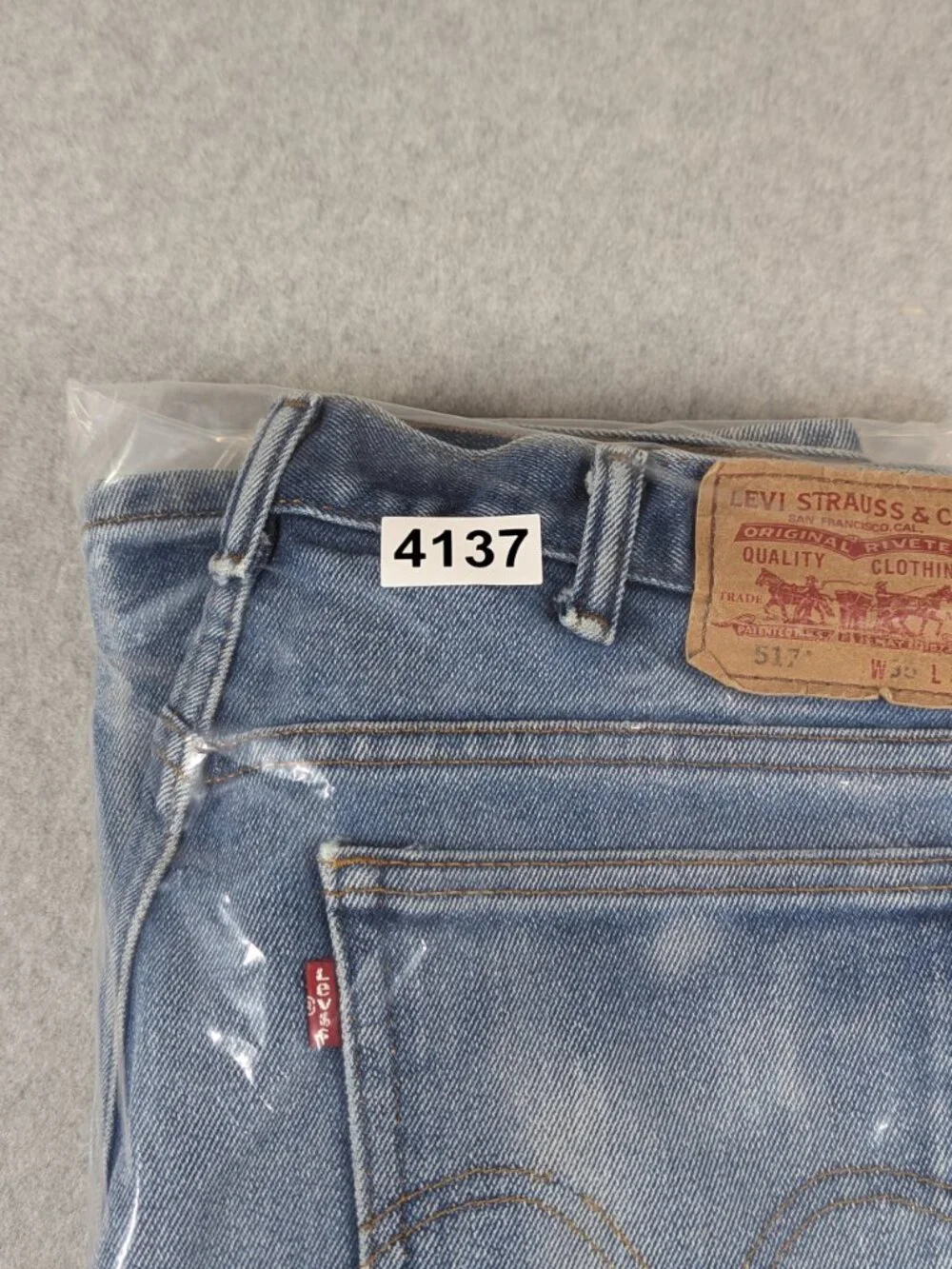 Levi's 517 Jeans Men's 35x34 (Actual 34x33) Blue Bootcut Rodeo Cowboy Western
